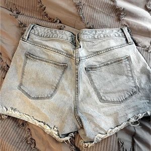 Light Wash Jean Shorts